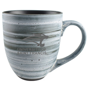 Swirl Pattern Mug, Dark Grey