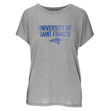 Ladies Short Sleeve Blossom Tee | Athletic Heather