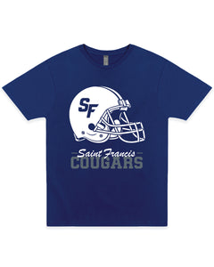 Football Helmet Tee | Team Royal