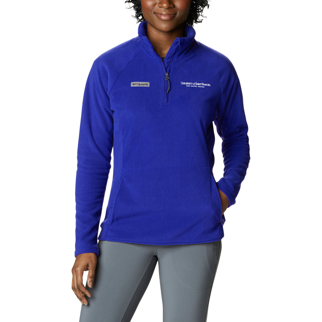 COLUMBIA Ladies Ali Peak II Fleece 1/2 Zip Jacket, Azul