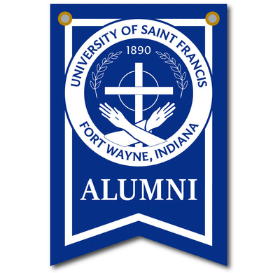 12 X 18 Dovetail Seal Banner| Royal