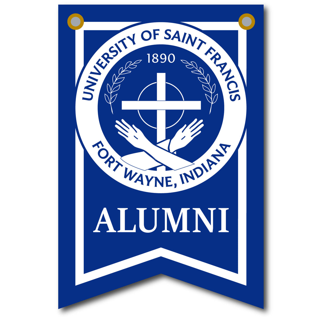 12 X 18 Dovetail Seal Banner| Royal