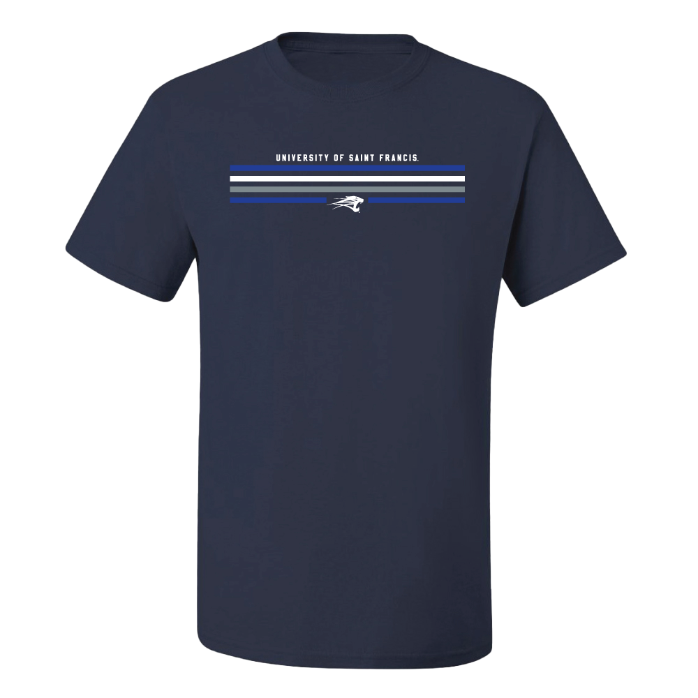 Blended Tee w/Laredo Graphic, Navy