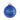 Sparkle Glass Ball Ornament | Blue