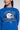 Blue sweatshirt with 'University of Saint Francis Cougars' design on a plain background