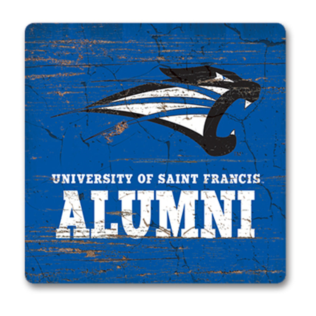 Square Wood Magnet, Alumni