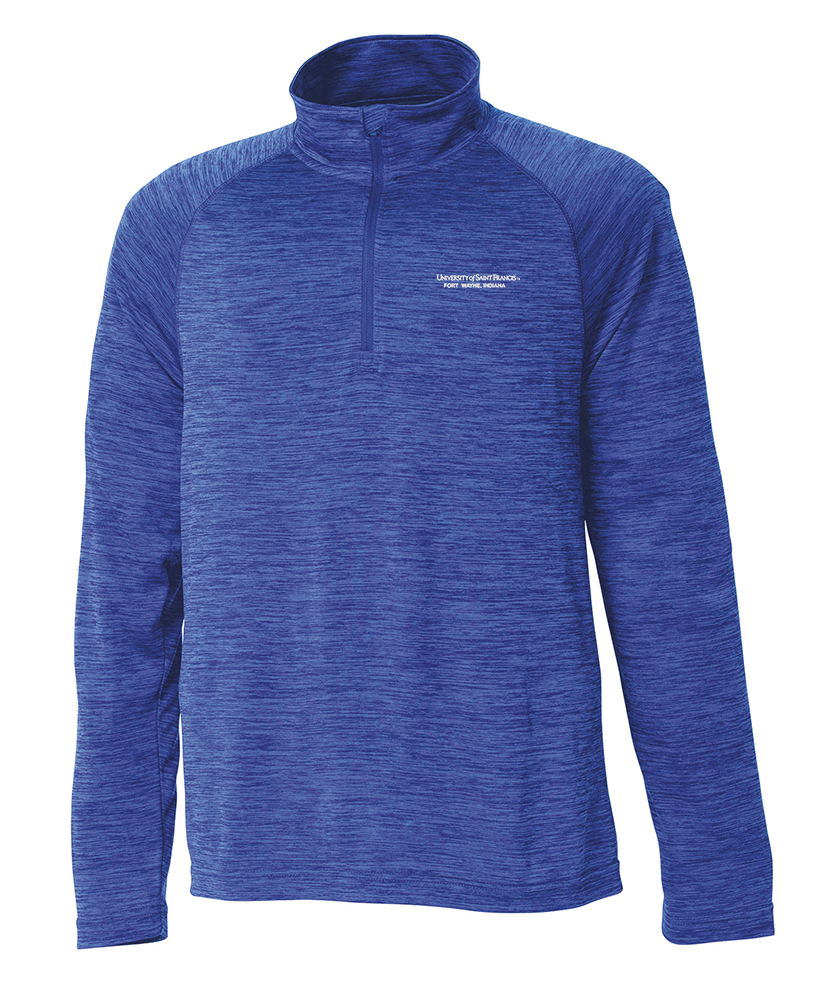 Men's Space Dye Performance Pullover, Royal