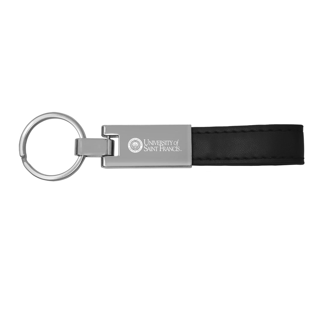 LEATHER STRAP METAL KEYCHAIN (CG-2640)