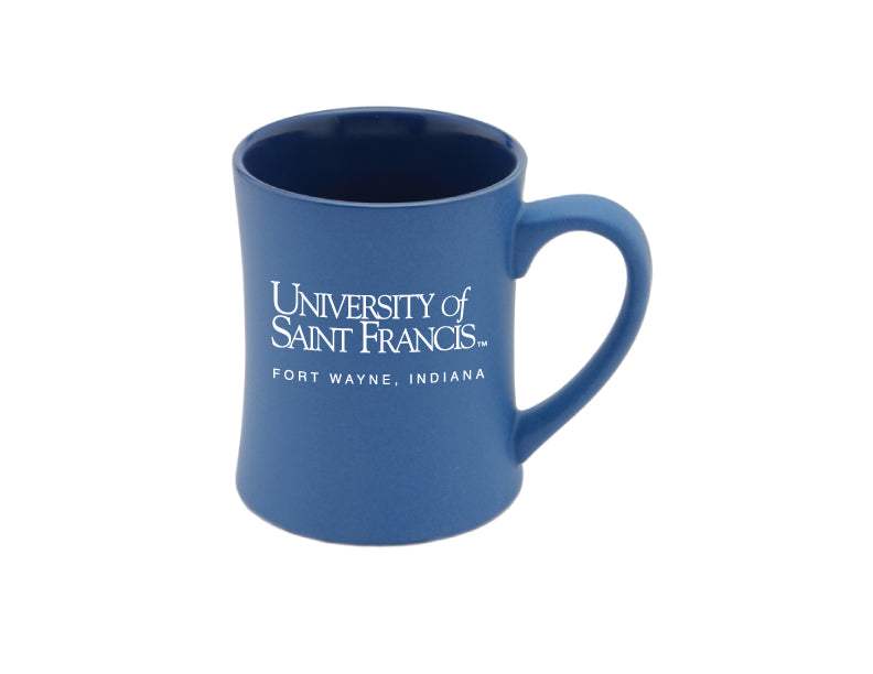 MK Matte Etched Mug, Cobalt