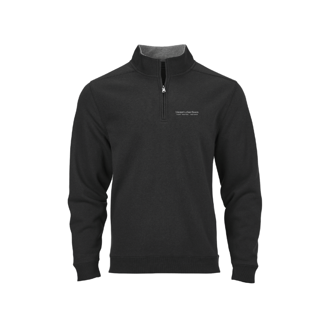 Fleece 1/4 Zip, Black (F22)